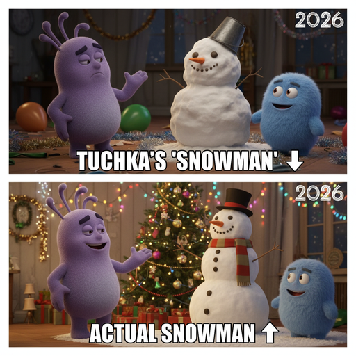 When Luntik and Tuchka Try to Celebrate New Year’s 2026