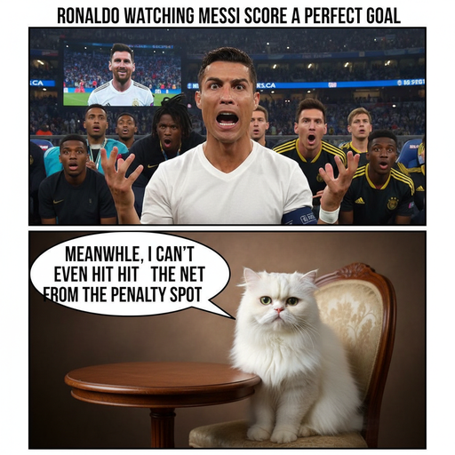 When Ronaldo Sees Messi Scoring Again