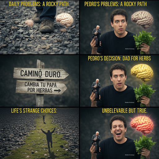 Cuando la vida te da piedras y tu amigo cambia a su papá por hierbas
