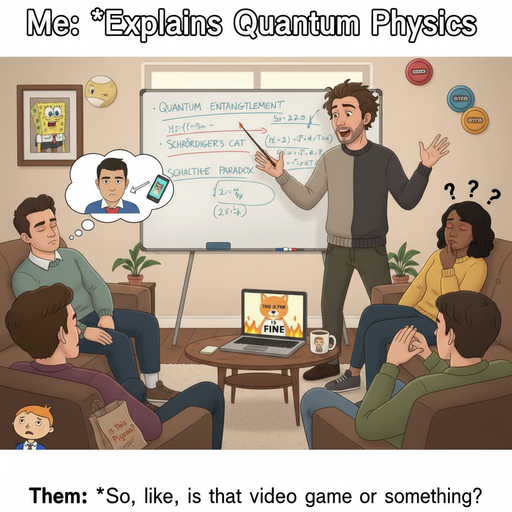 When You Try to Explain a Complex Idea, but Nobody Gets It