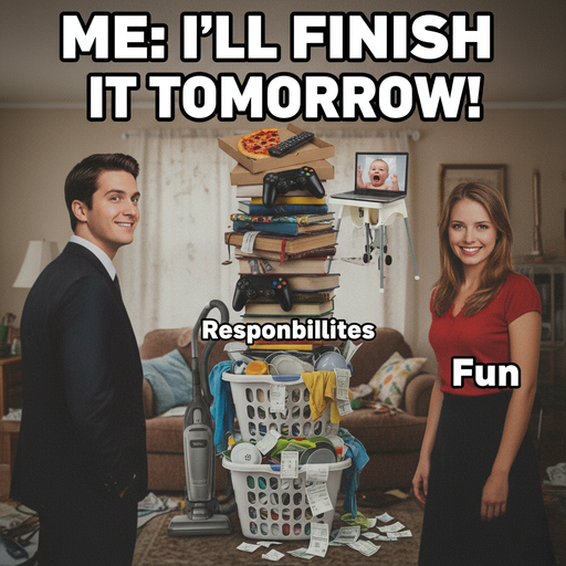 When You Realize Your To-Do List is Actually a To-Don't List