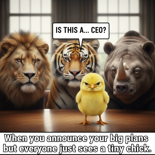 When you're too cute to be taken seriously 😄