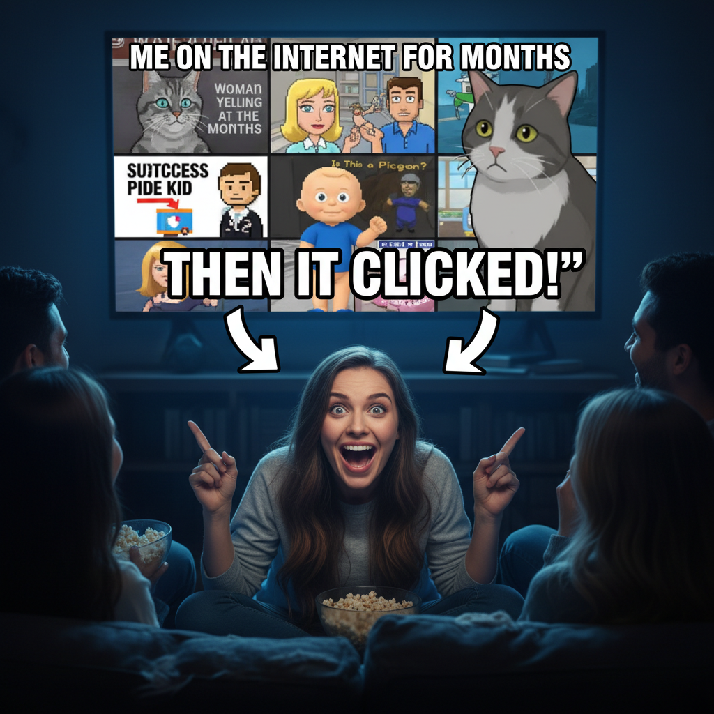 The Relatable Moment of Finally 'Getting' a Meme