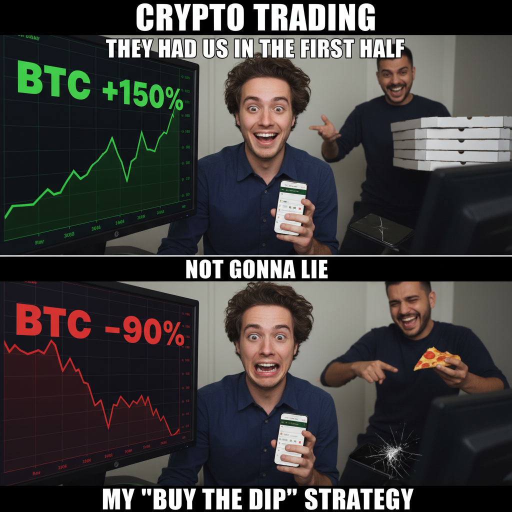 When Crypto Drops and You Realize You Didn't HODL