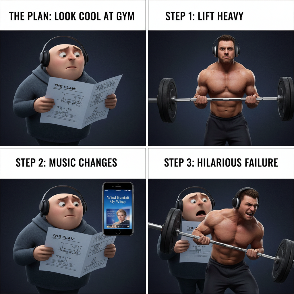 When Gym Motivation Meets Epic Playlist Fail
