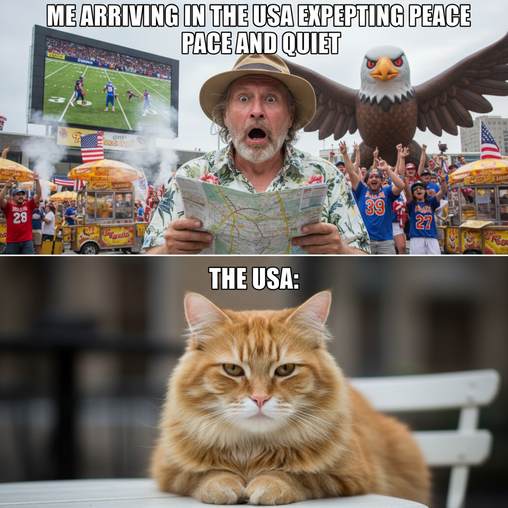 When You Realize You're in America: The Unexpected Adventure