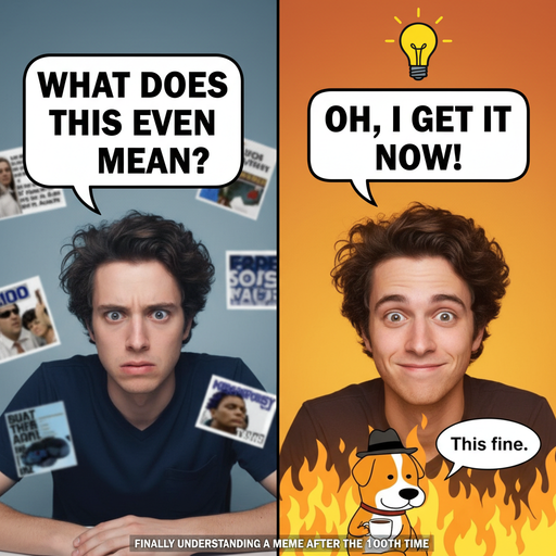 When Realization Hits After 100 Memes