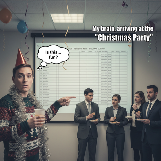 When You Expect Fun at the Christmas Party