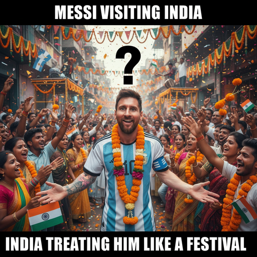 When Messi Visits India and It's a Festival