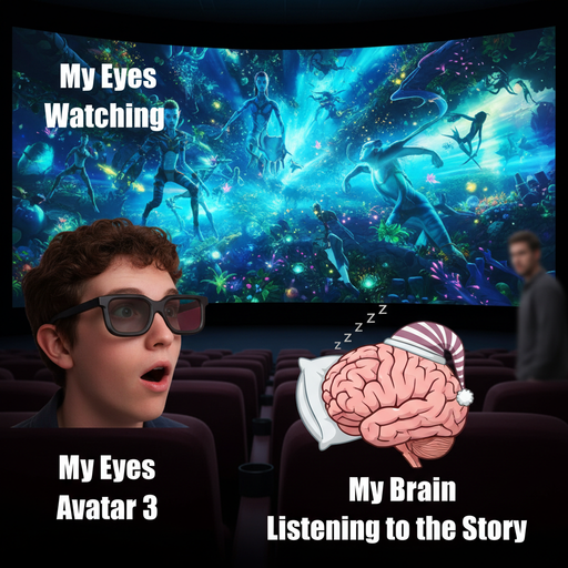 Epic Movie Experience: Eyes vs. Brain