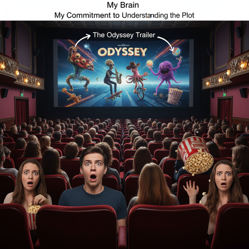 When you can't handle epic history and popcorn at the same time!