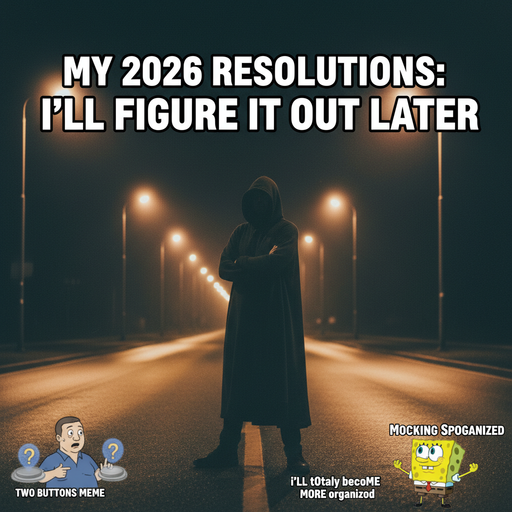 When you've given up on New Year's resolutions