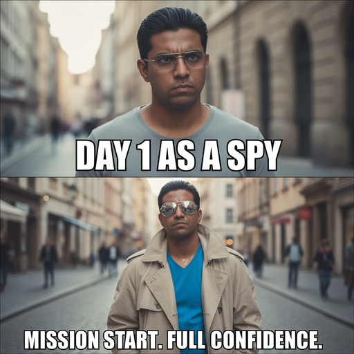 When you start your spy career with a dramatic entrance